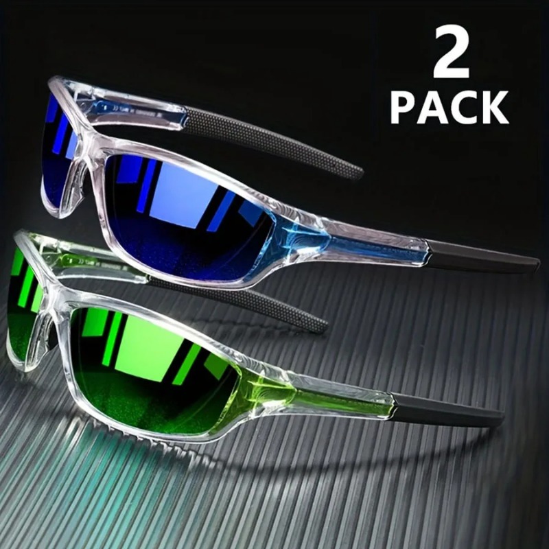 Sunglasses Polarized Men - 1/2PCS Sports Sunglasses for Men Lightweight