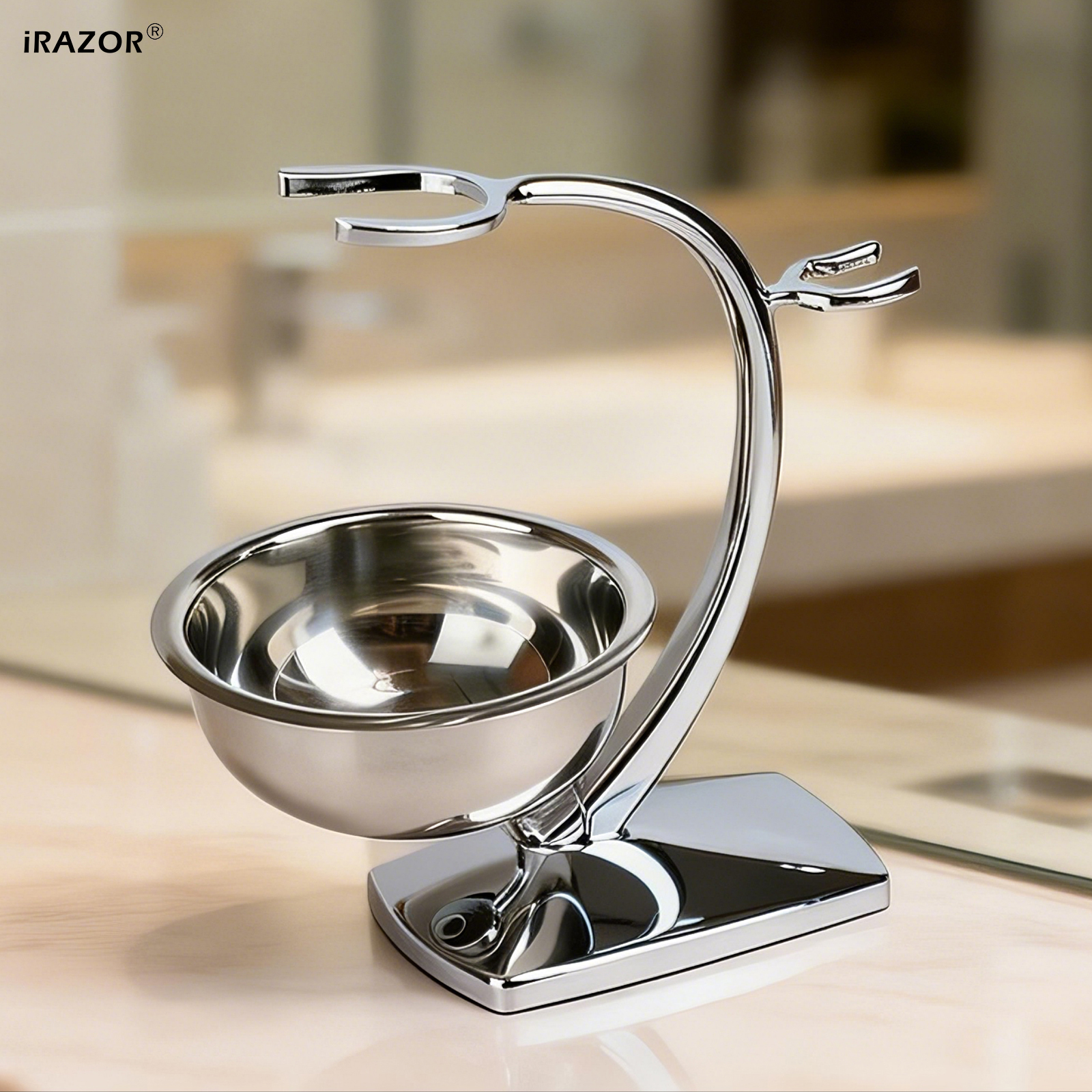 Men Accessories Combo - iRAZOR Men's Shaving Brush and Razor