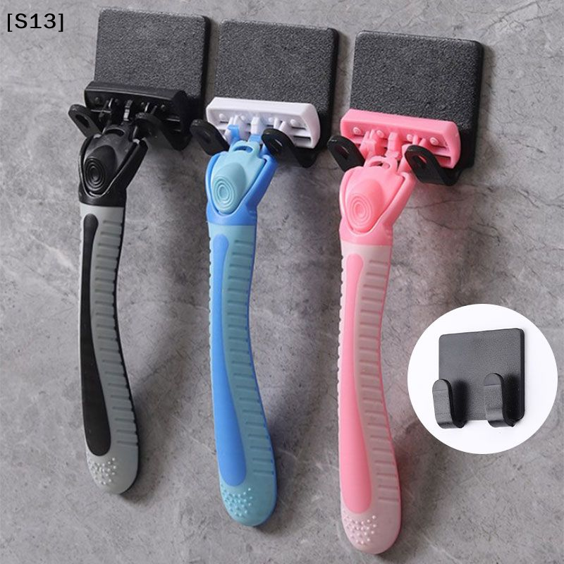 Men'S Accessories Rack - 2pcs Punch Free Razor Holder torage