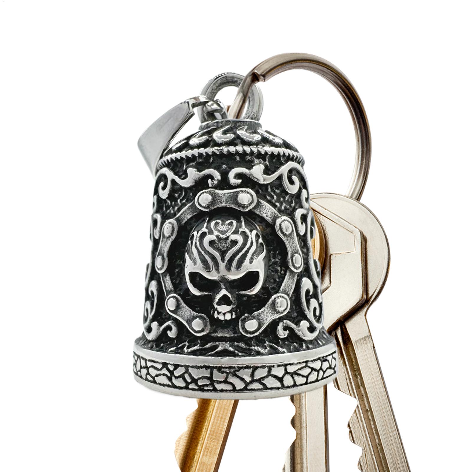 Men Accessories Chain - Skull Bell Charm Motorcycle Bells Decor