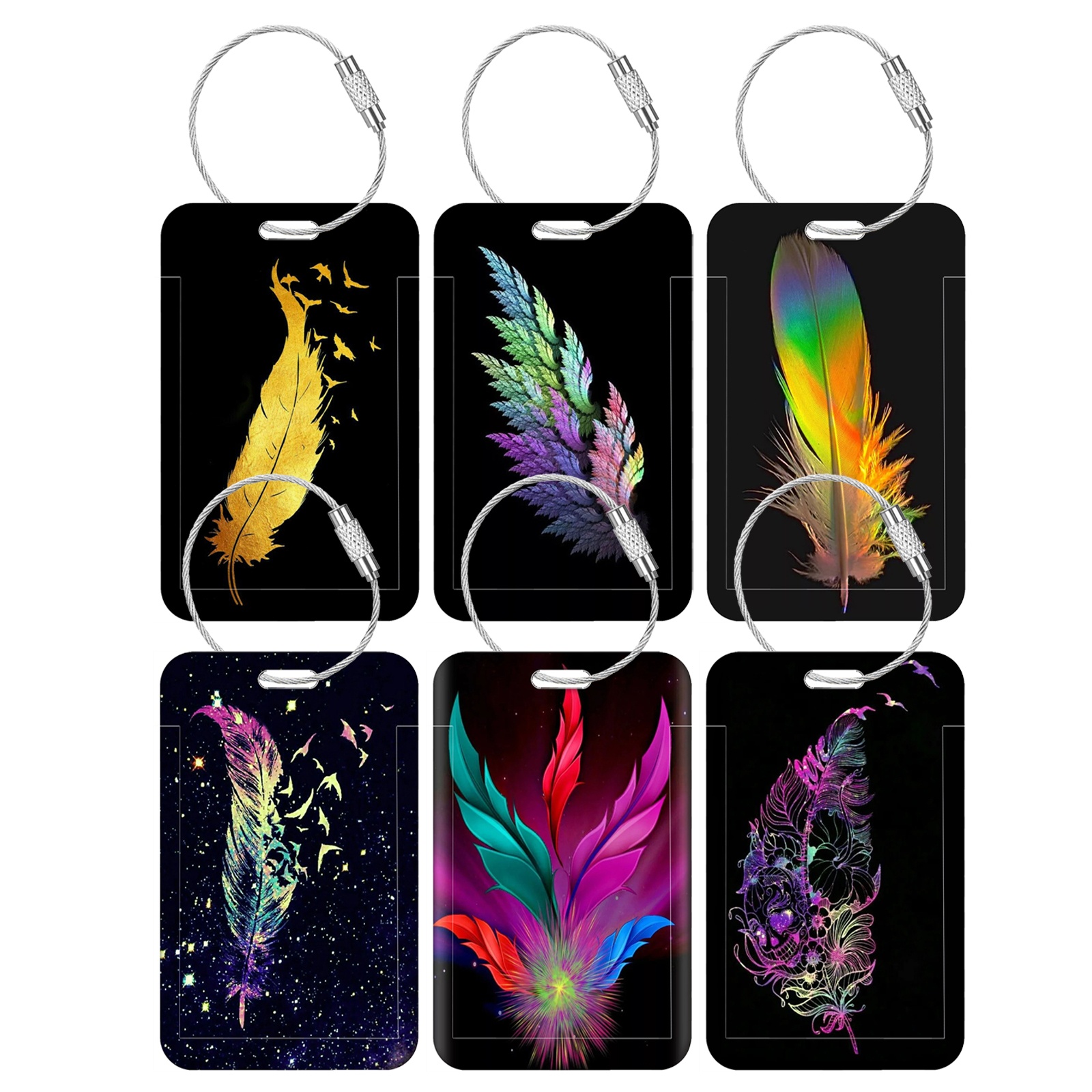 Men Accessories Name - HOT SALE Art Feather Business Luggage