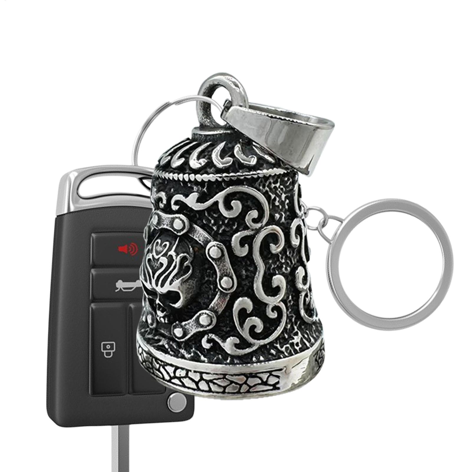 Men Accessories Chain - Skull Bell Charm Motorcycle Bells Decor