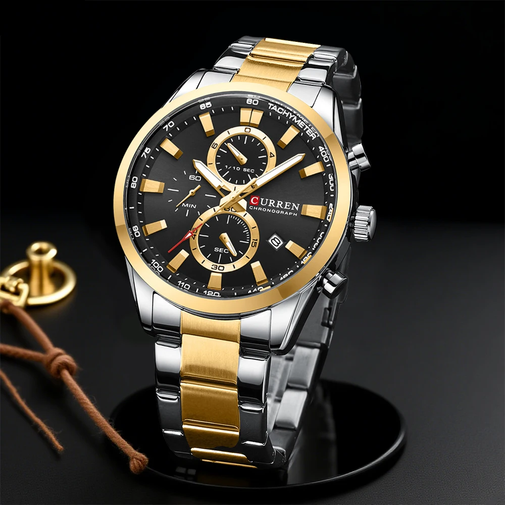 Men'S Accessories Fashion - CURREN Casual Quartz Chrono Sport Watches
