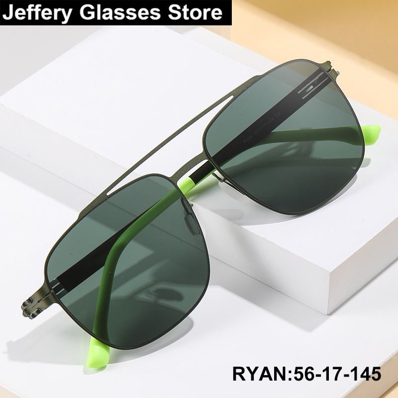 Sunglasses Polarized Men - Germany Brand Design Men Double Beam