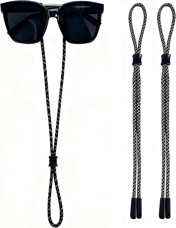 Men Accessories Neck Chain - 2 PCS Glasses Strap, Reflective Eyeglass