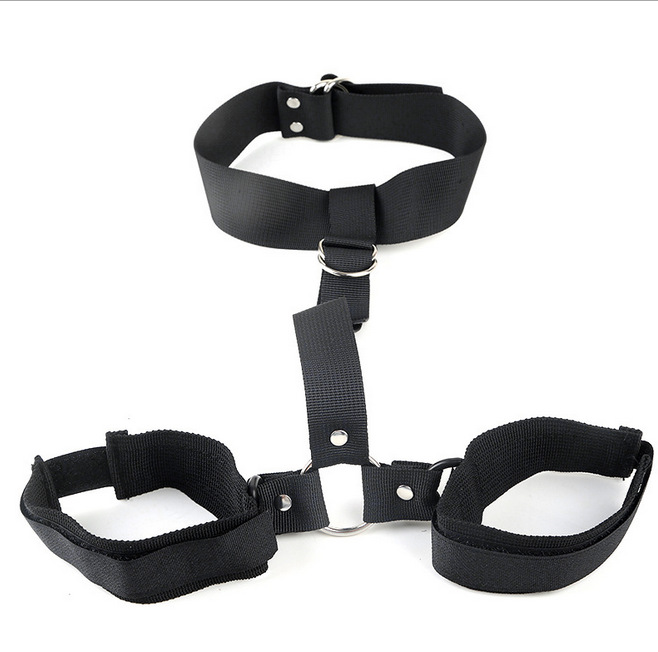 Men Accessories Shop - BDSM Restraints Harness Open Legs Spreader
