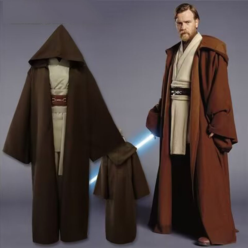 Men Accessories Kit - Anime Obi Wan Kenobi Jedi Cosplay