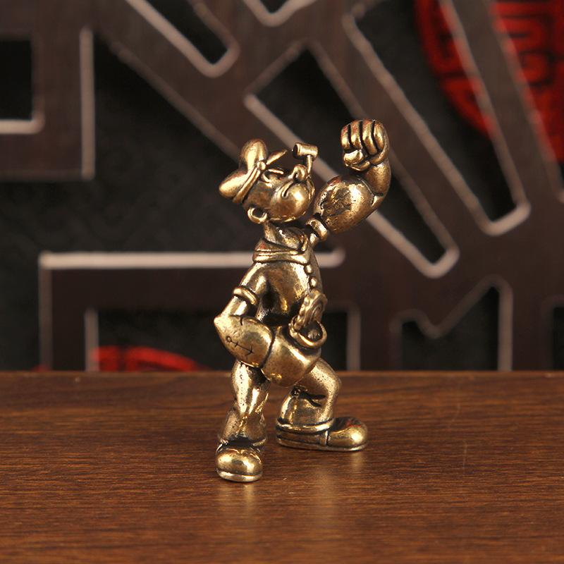 Men'S Accessories Office - 1/2Pcs Popeye The Sailor Man Brass