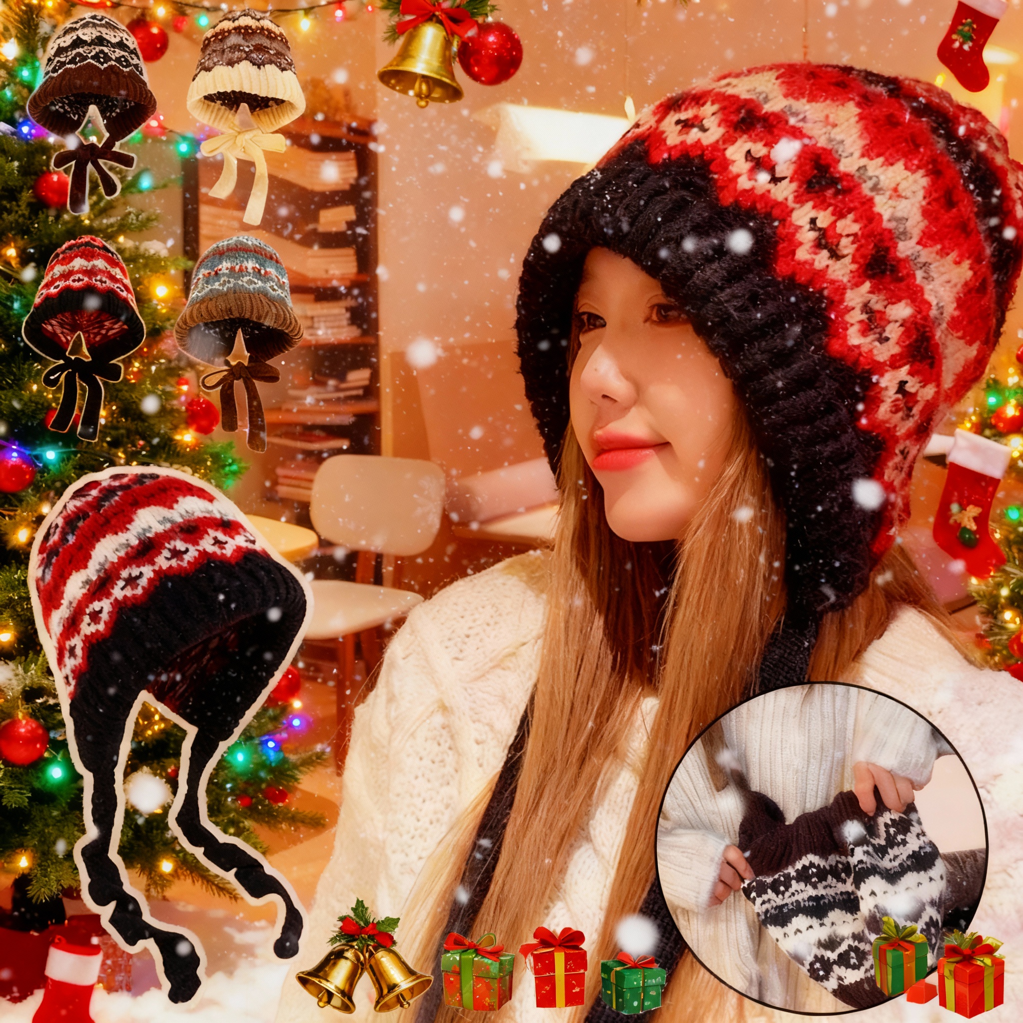 Men Accessories Shop - Warm Knitted Beanie Hat Winter Cap