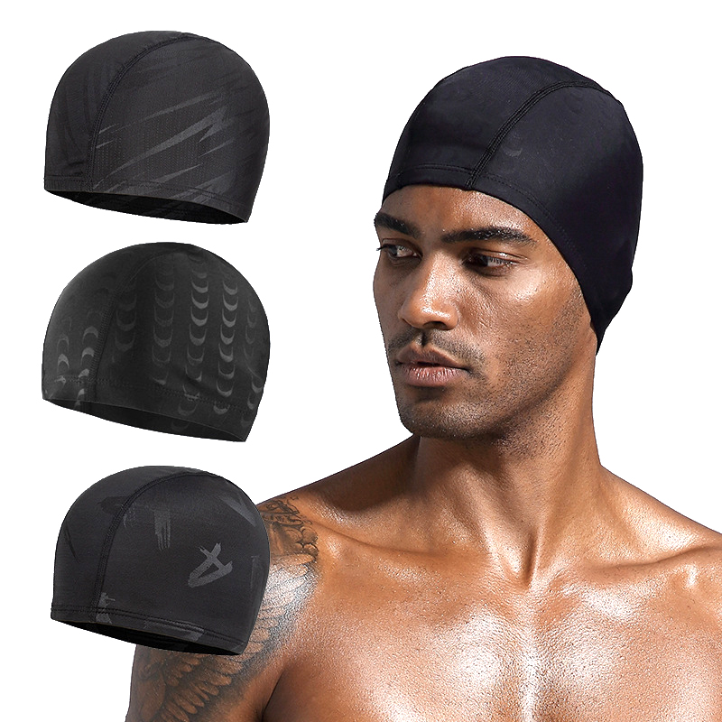 Men'S Accessories Essentials - 1pc Nylon Waterproof Swim Cap -