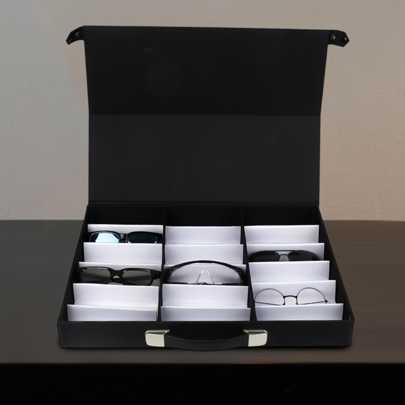 Men Accessories Drawer - Sunglasses Organizer 18 Slots Fashion for
