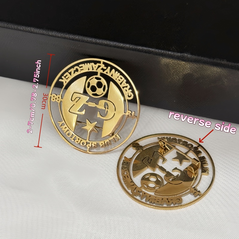 Custom Logo Brooch Simple Crea - Men Accessories Kit review and price