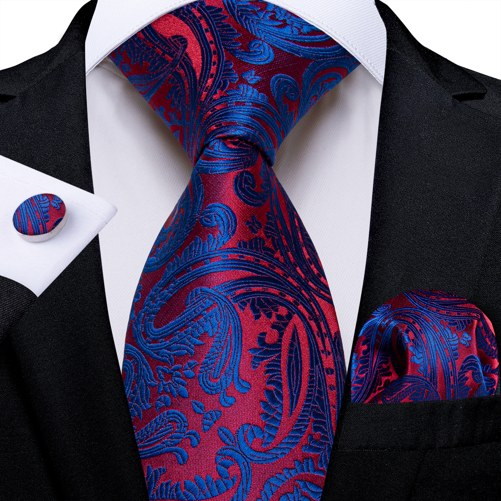 Men Tie with Luxury Blue Cryst - Men Accessories Neck Chain review and price