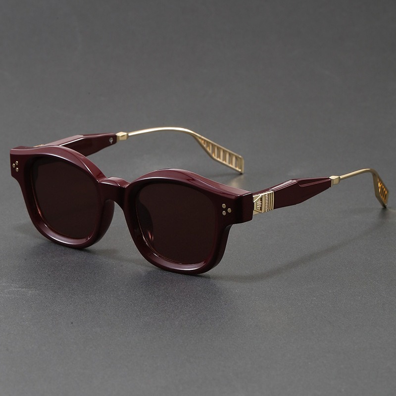 Retro Square Acetate Sunglasse - Sunglasses Polarized Men review and price