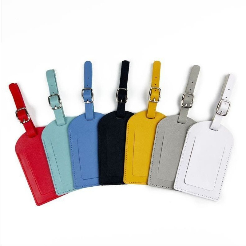 Women Men Luggage Tags PU Leat - Men Accessories Name review and price