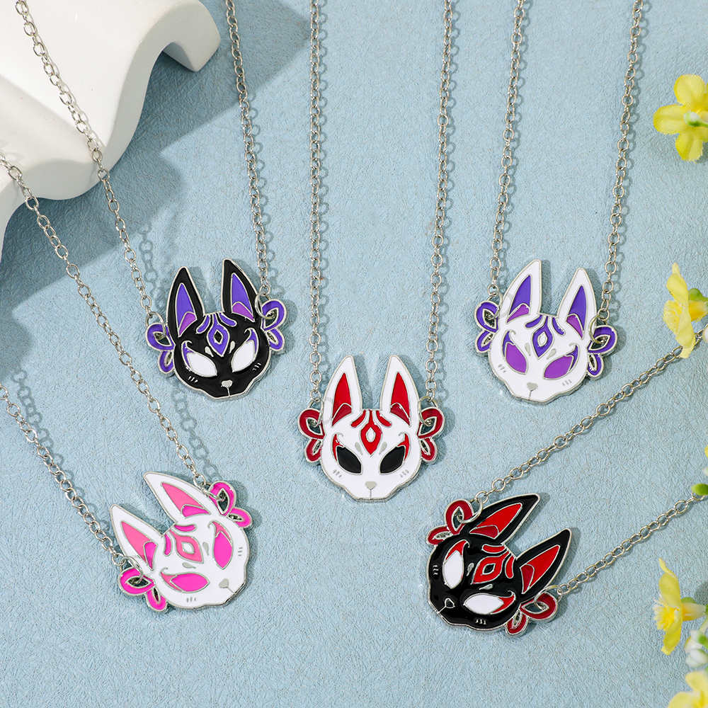 Fashion Anime Fox Mask Metal E - Men Accessories Pendant review and price