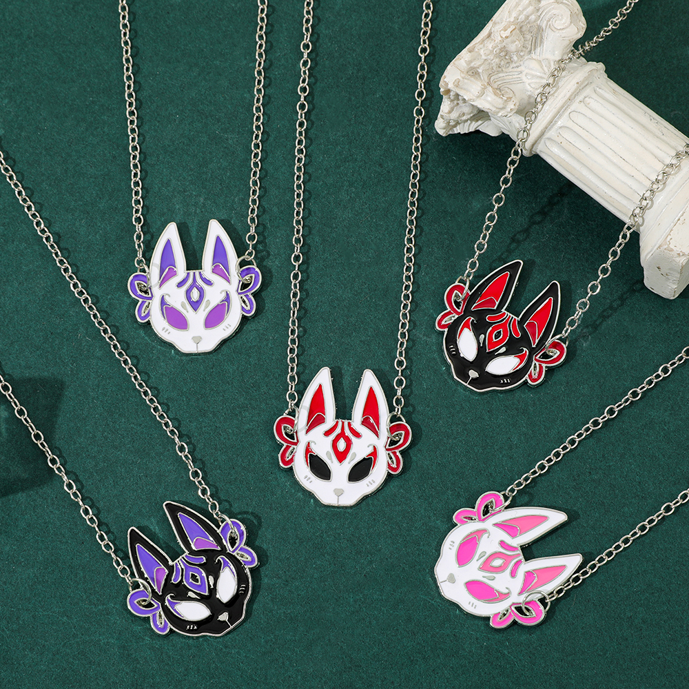 Fashion Anime Fox Mask Metal E - Men Accessories Pendant review and price