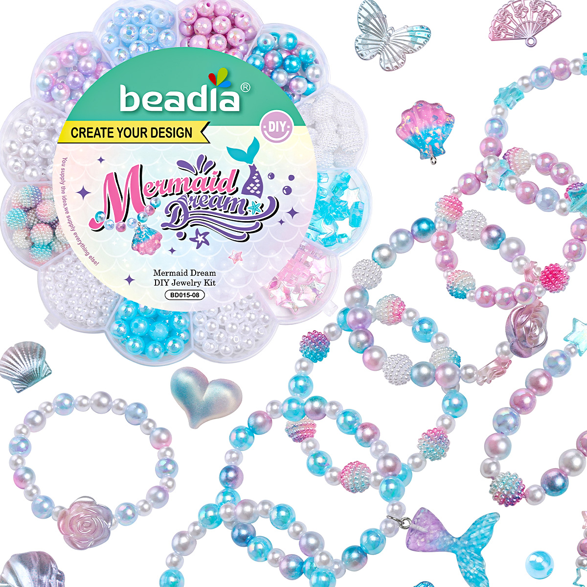 13Grid 0.6-2.6cm Mermaid Color - Men Accessories Combo review and price