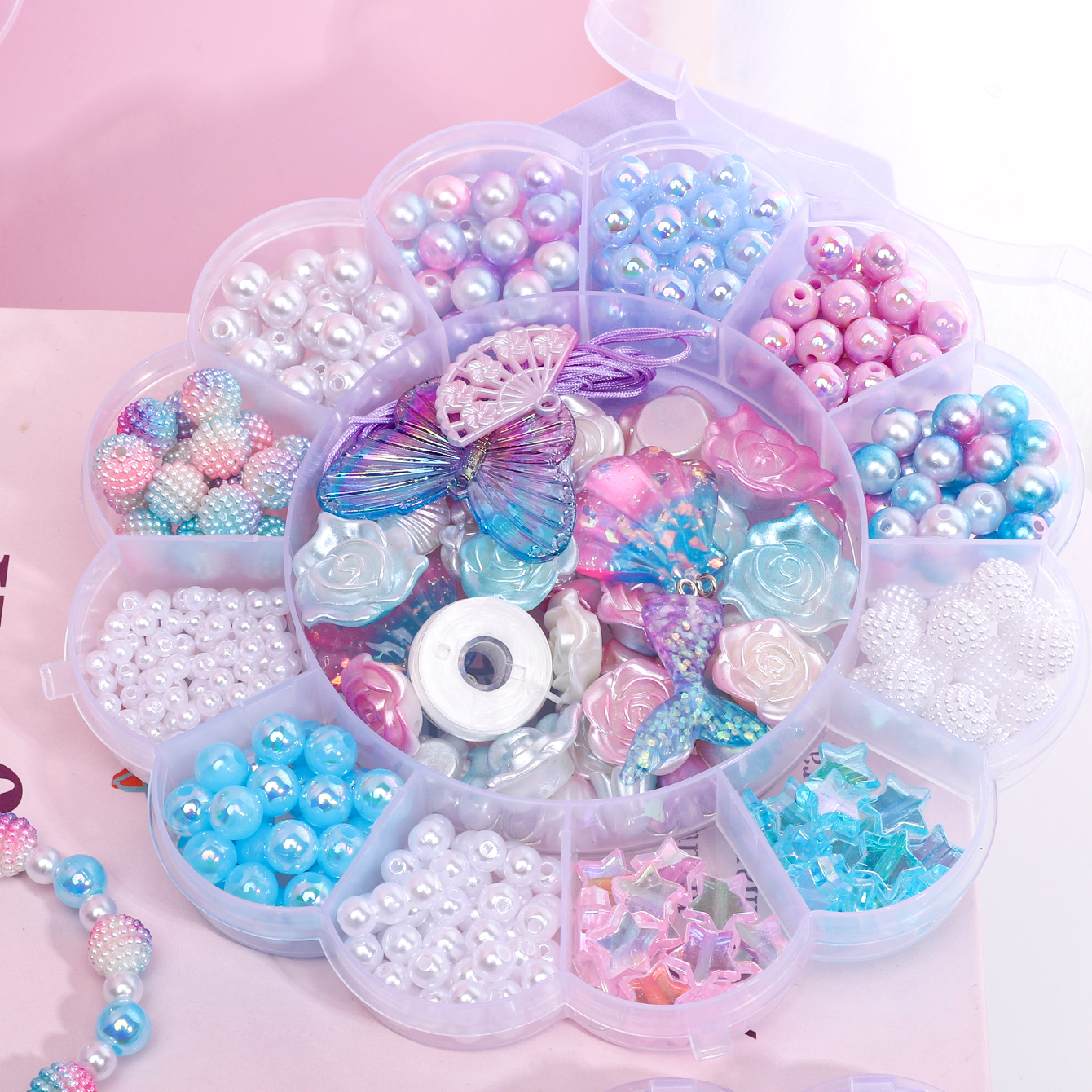 13Grid 0.6-2.6cm Mermaid Color - Men Accessories Combo review and price