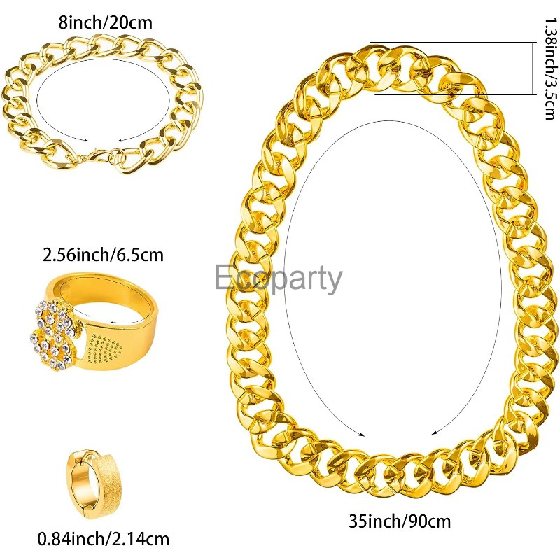 80s 90s Hip Hop Costume Access - Men'S Accessories In The 80S review and price