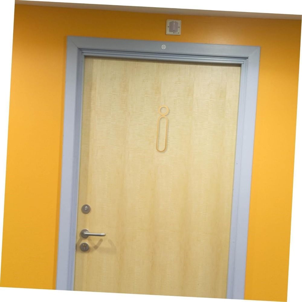 Acrylic Toilet Sign Sticker Me - Men Accessories Shop review and price
