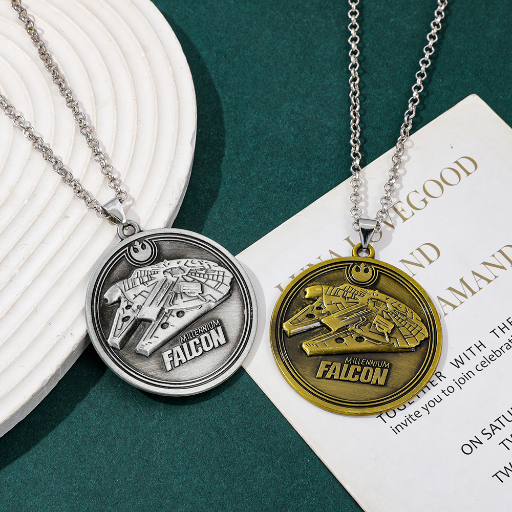 Creative Spaceship Necklace -  - Men Accessories Pendant review and price