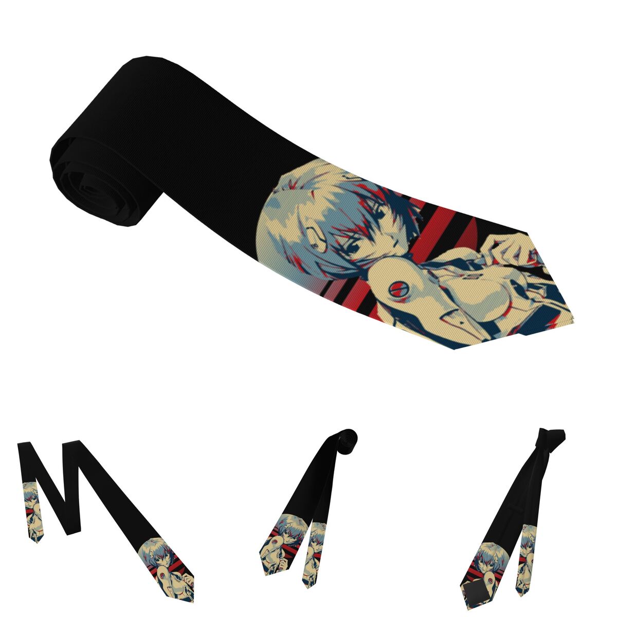 Rei Ayanami Classic Neckties U - Men'S Accessories Office review and price