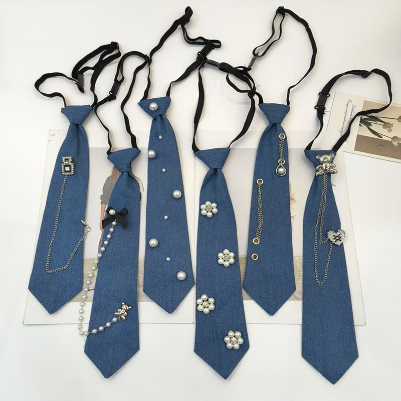 Cowboy Style Blue Necktie JK S - Men Accessories Neck Chain review and price