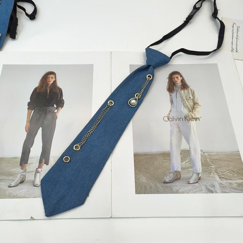 Cowboy Style Blue Necktie JK S - Men Accessories Neck Chain review and price