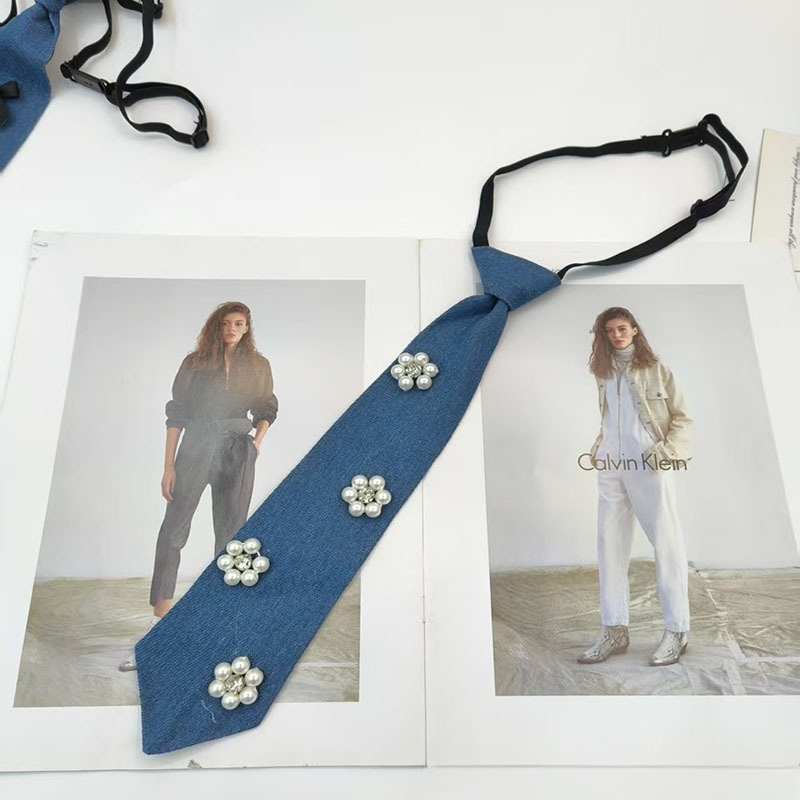 Cowboy Style Blue Necktie JK S - Men Accessories Neck Chain review and price