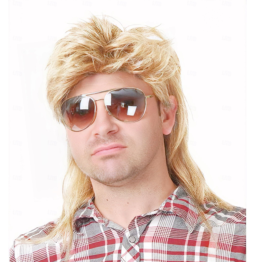 HAIRJOY Synthetic Hair Mullet  - Men'S Accessories In The 80S review and price