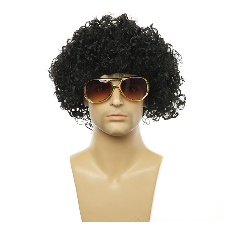Unisex Big Curly Afro Wig - 3  - Men'S Accessories In The 80S review and price