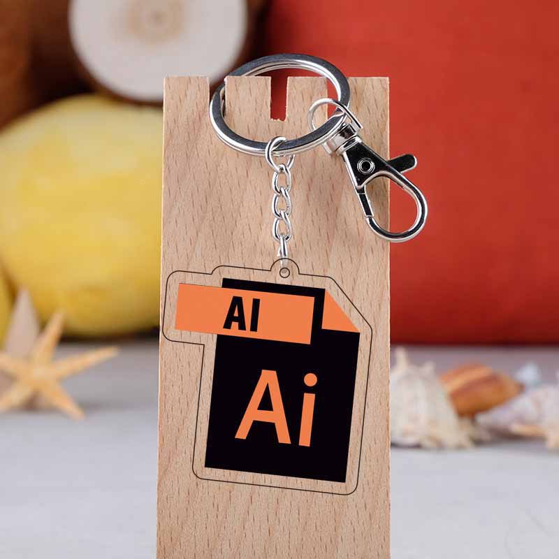 Cute Acrylic Software Icon Key - Men'S Accessories Office review and price