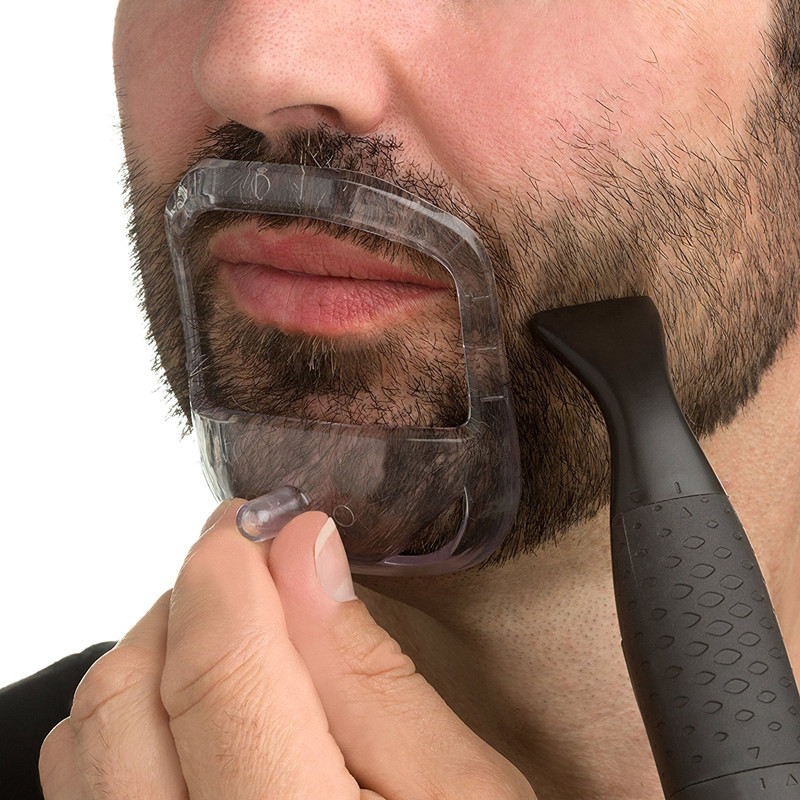 5pcs/set Transparent Beard Sty - Men Accessories Combo review and price
