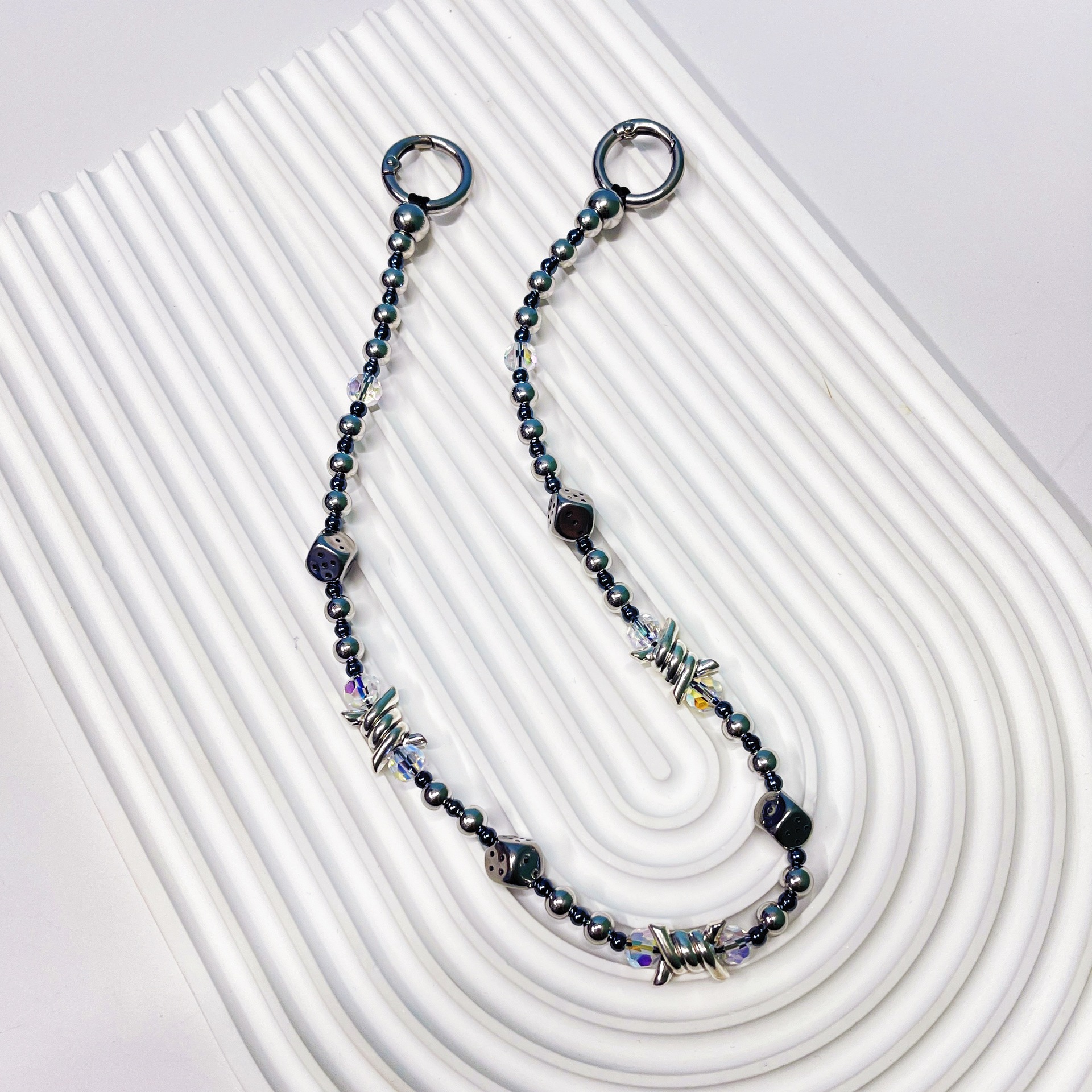 HERLOOK Cool Punk Dice Metal B - Men Accessories Chain review and price