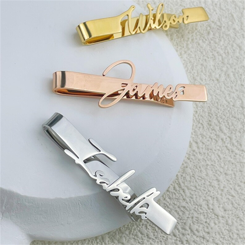 Personalized Tie Clip Custom N - Men Accessories Name review and price