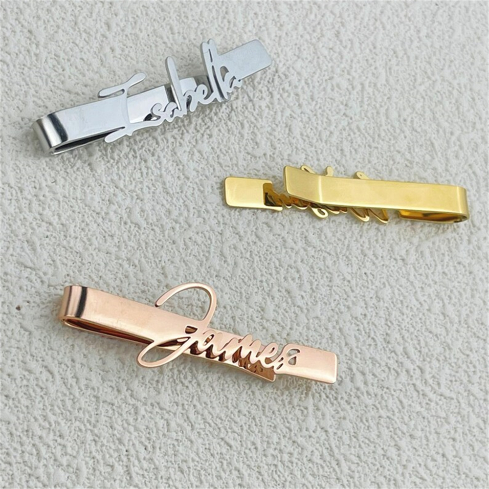 Personalized Tie Clip Custom N - Men Accessories Name review and price