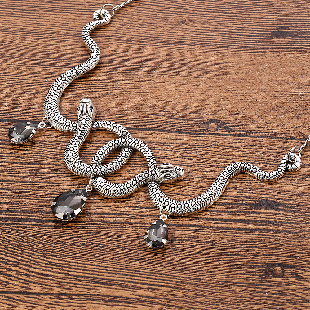 Vintage Snake Personality Neck - Men Accessories Pendant review and price