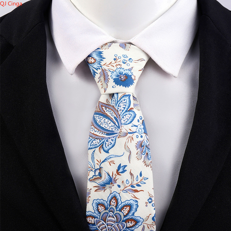 Elegant Blue & Beige Floral Pa - Men'S Accessories Essentials review and price