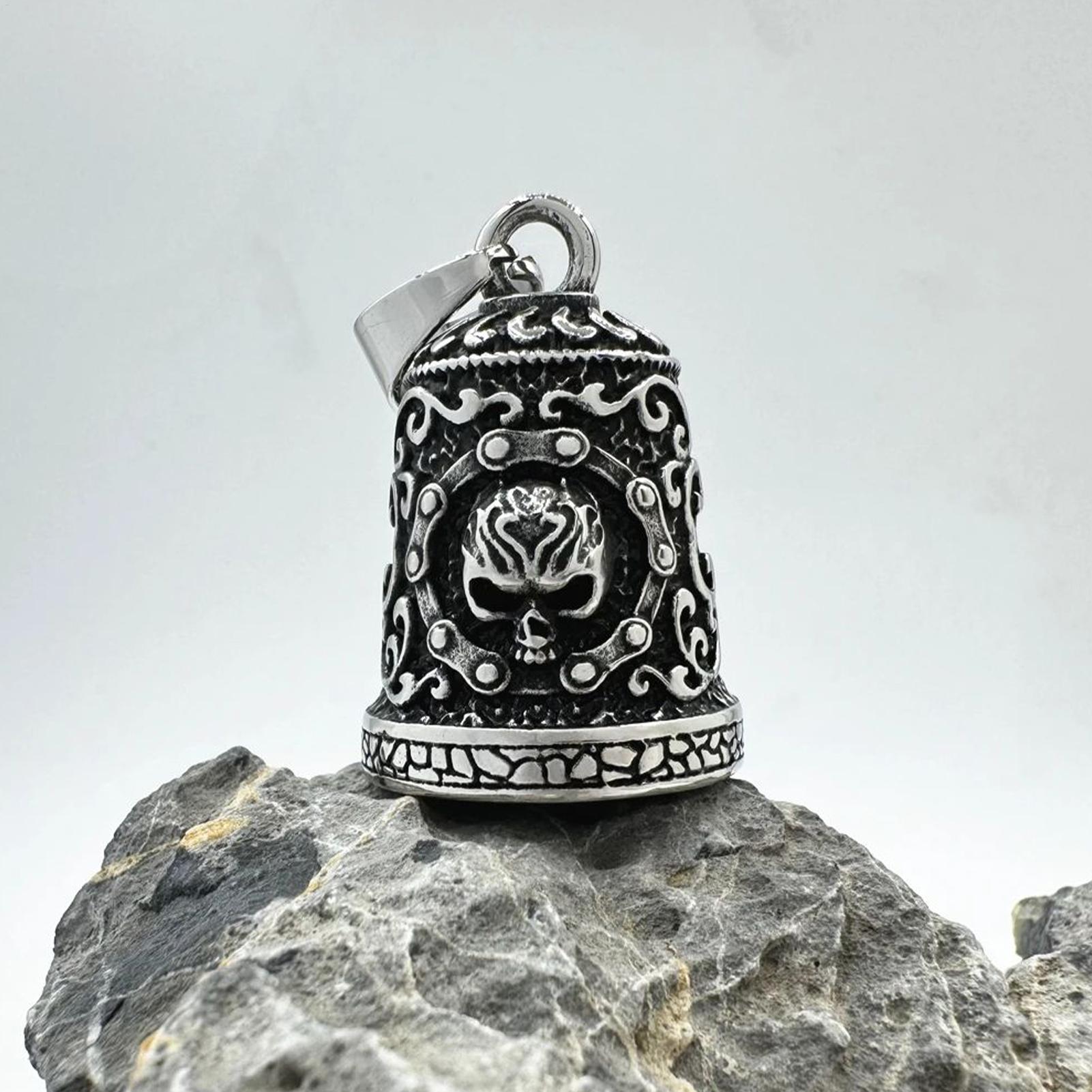 Skull Bell Charm Motorcycle Be - Men Accessories Chain review and price