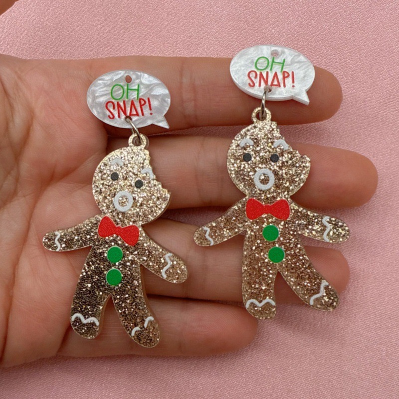 10pcs Cute Christmas Gingerbre - Men Accessories Pendant review and price