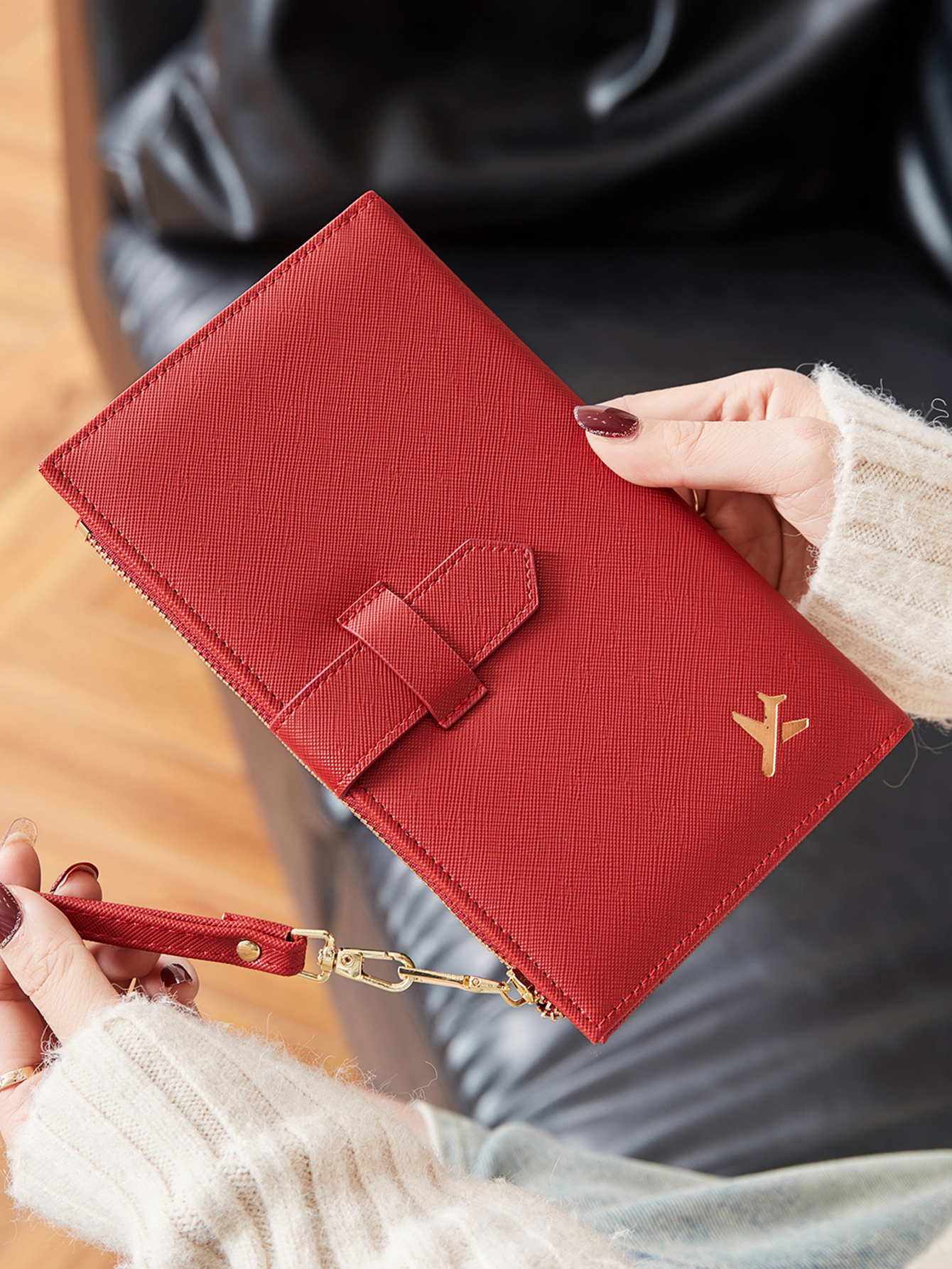 Fashionable PU leather airplan - Men'S Accessories Wallet review and price