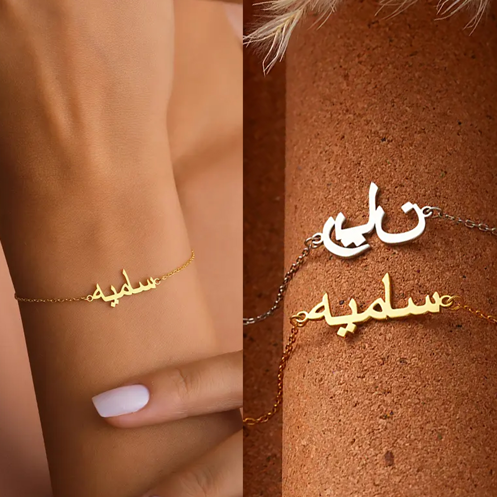 Custom Arabic Name Bracelet fo - Men Accessories Name review and price