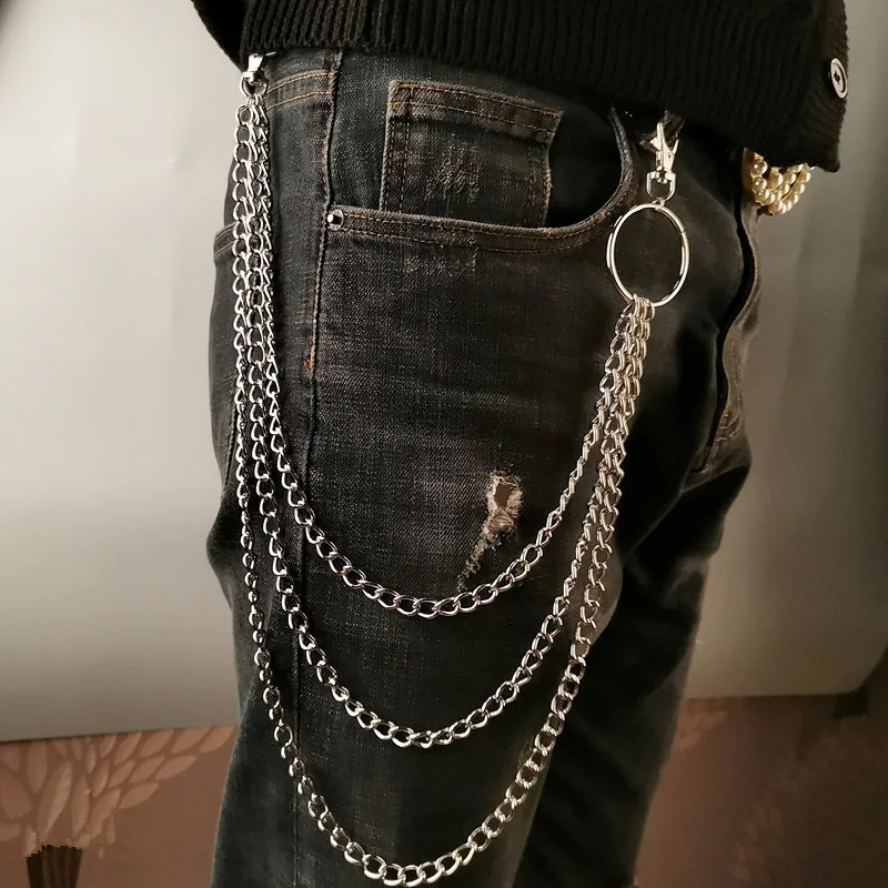 Layer Metal Belt Chain Punk Ho - Men'S Accessories Wallet review and price