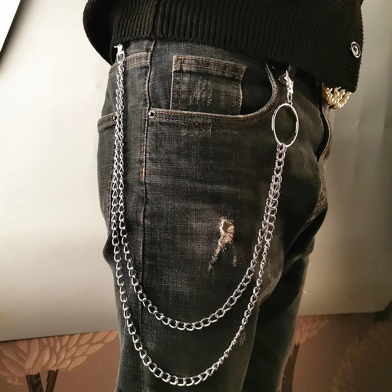 Layer Metal Belt Chain Punk Ho - Men'S Accessories Wallet review and price