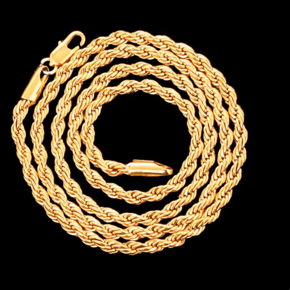45-60cm Beautiful 18K Gold 4mm - Men'S Accessories Office review and price