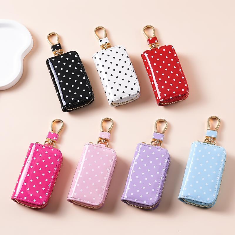Polka Dot Glossy Patent Leathe - Men Accessories Store review and price