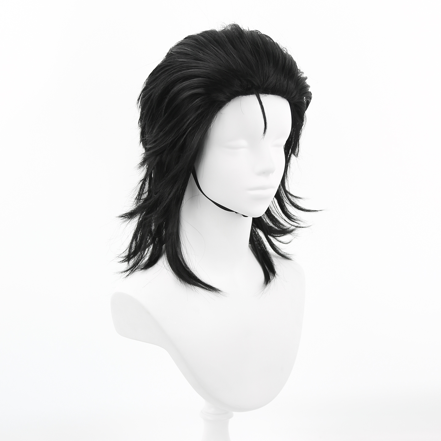 Men Black Synthetic Hair Mulle - Men'S Accessories In The 80S review and price