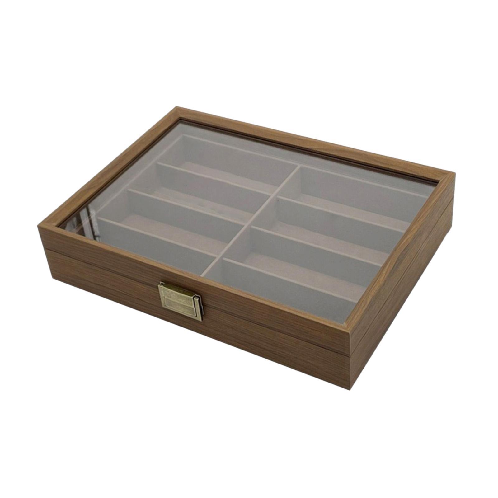 Wooden Sunglasses Organizer Bo - Men Accessories Drawer review and price