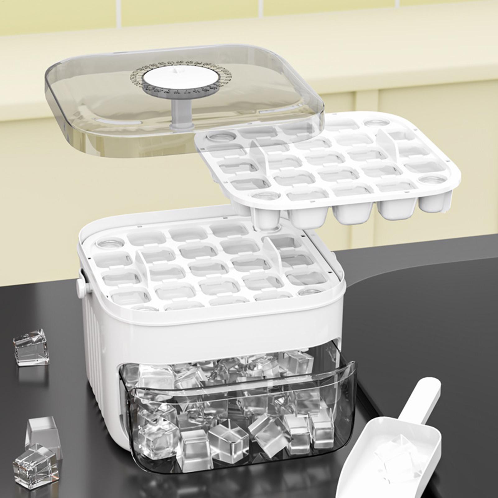 Compact Double Layer Ice Cube  - Men Accessories Drawer review and price